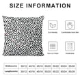 thumbnail image 5 of Orinice Dots Pattern Pointillism Graphic Decorative Pillow Cover for Home Couch Living Room Sofa - High-Quality Pillowcase 1PC 24x24in, 5 of 5