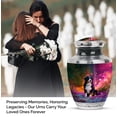 thumbnail image 3 of MUKTIVE Dog Adults Urn for Human Ashes Men - Funeral Urns for Adult Ashes Women - Pink Decorative Urn for Burial - 10 Inch Large Urns for Memorial Adults, 3 of 7
