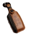 thumbnail image 2 of Bgsha Leather Car Key Fob Case Cover Holder For Jaguar XE XF XJ F-Pace F-Type, 2 of 8