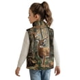 thumbnail image 3 of Pzuqiu Camo Hunting Deer Kid Outerwear Vest Size 4 Toddler Girl Clothes Warm Vest Zip Up Sleeveless for Girl Personalized Fall Outerwear Versatile for Kids and Toddlers, 3 of 7