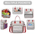 thumbnail image 2 of White Christmas Tree Pattern Womens Lunch Box for Work,Insulated Large Lunch Bag for Tween and Teen,Loncheras Para Mujer,Leakproof Adult Lunch Bag for Work,Beach,Travel,Picnic,Camping, 2 of 7
