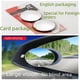 thumbnail image 1 of Espejo retrovisor con ventosa para coche, espejo retrovisor pequeño redondo sin orificio para coche, espejo auxiliar de marcha atrás para coche, 1 of 4