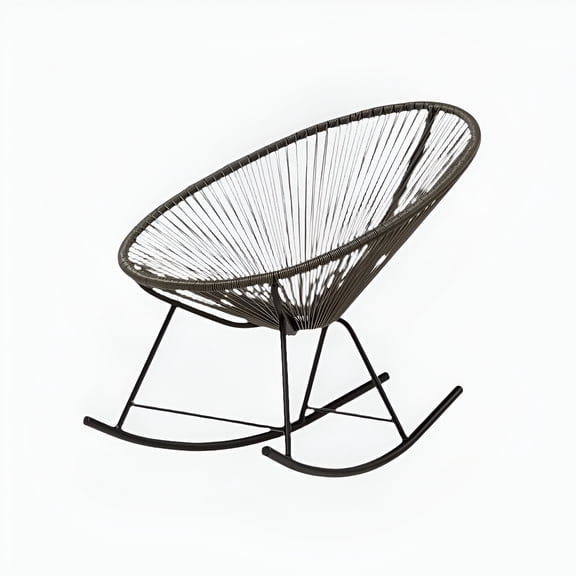 Acapulco Rocker Chair Grey