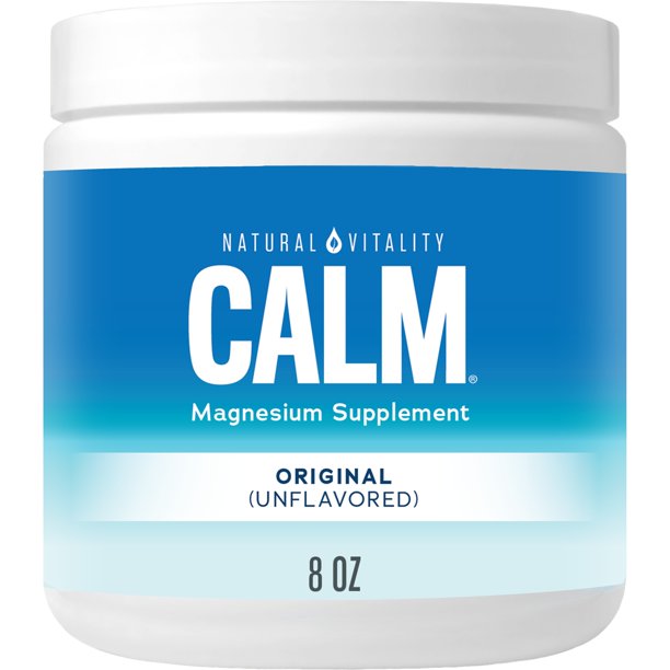 Natural Vitality CALM, Magnesium Powder Supplement For Stress Relief