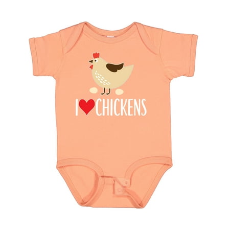 

Inktastic Chickens Cute Farm Animal Boys or Girls Baby Bodysuit