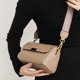 thumbnail image 5 of Bolsa De Hombro Bolso de hombro de piel de vaca de primera capa Bolsos cruzados casuales Simple para el trabajo (Caqui) Tmvgtek Para Estrenar, 5 of 7