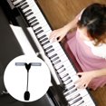 thumbnail image 4 of CIMAXIC Black LED Piano Lamp Touchon Music Score Light with EyeProtecting Color Temperature, ABS, Iron, Battery and USB Powered, 1pc,21.06"X2.17"X2.17", 4 of 5