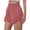 Watermelon Red, variant on Stichou Women's Shorts High Waist Athletic Quick Dry Sporty Workout Running Shorts for Women with Zipper Pocket Light Gray 2XL