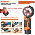 thumbnail image 6 of NFTIGB 12V 19500RPM Mini Angle Grinder Tool[cite: 1], Handheld Cutter for Wood Stone Steel, 2.95 inches / 75mm Disc, 2 Batteries Included, 220V EU Plug, 6 of 9