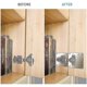 thumbnail image 3 of 10pcs Cabinet Hinge Repair Plate Kit With Holes Flat Fixing Brackets, 3 of 5
