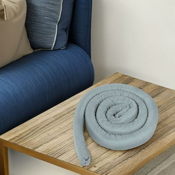 Clispeed 3Pcs Bed Gap Filler Wall Side Mattress Crack Filler Safety Cushion Grey