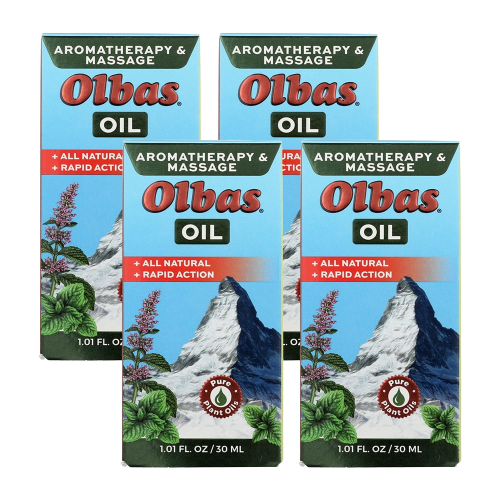 Olbas Aromatherapy & Massage Oil 1.01 fl oz ( 4 Pack )
