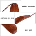 thumbnail image 3 of Wooden Shoe Horns with Rope Retro Hanging Lightweight Shoehorns Short Shoe Extractors Shoe Accessories, 3 of 4