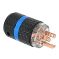 thumbnail image 2 of Monosaudio Power Plug Pure Copper Audio Power Plug for Professional AudioVisual Appliances 100250V(M103(Male Plug) ), 2 of 8
