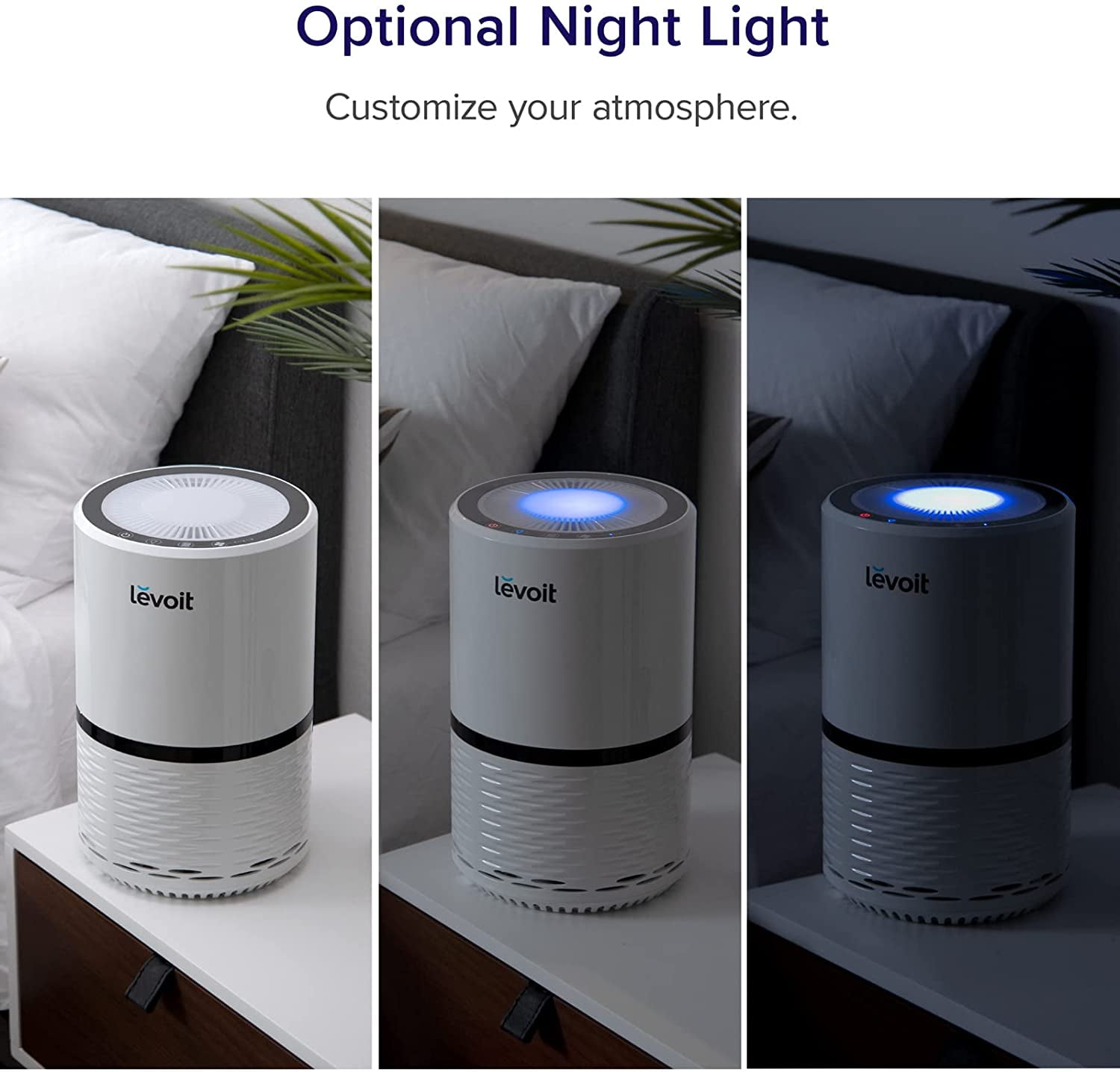 Levoit LV-H132 True HEPA Air Purifier w/Nightlight - Sears Marketplace