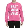 thumbnail image 2 of Wild Bobby, Best Mom Ever Mothers Day Gift, Mother's Day, Unisex Crewneck Graphic Sweatshirt, Neon Pink, Small, 2 of 3
