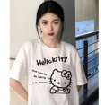 thumbnail image 3 of Sanrio Hello Kitty T-shirts Women Summer Trend Kuromi Clothes Y2k Tops Anime Short Sleeve Loose Tees Shirts Female Korean Tshirt, 3 of 10