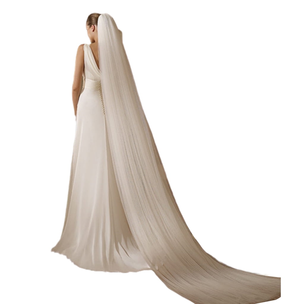 絶妙 Vintage Tulle Ivory Comb Trailing Wedding Veil Bridal Cathedral Veil 2 -  ◇SALE【公式】 - hafryat.com