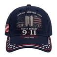 thumbnail image 3 of Never Forget 9/11 Baseball Cap, 25th Anniversary Commemorative Hat 2001-2026, 3D Embroidered Patriotic American Flag Sun Cap,Vintage Hats for Men Women Veteran Gift, 3 of 7