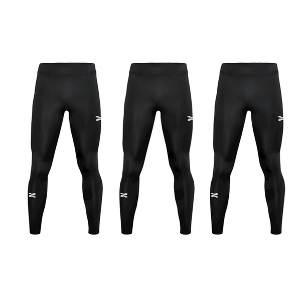 ZAPARI Licra Deportiva Larga Interior, Mallas Deportivas para Hombre. Leggins de Compresión y Secado negro M