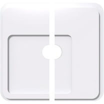20"OD x 3"ID x 7"C x 1"P Lucan Architectural Grade PVC Contemporary Ceiling Medallion, Two Piece