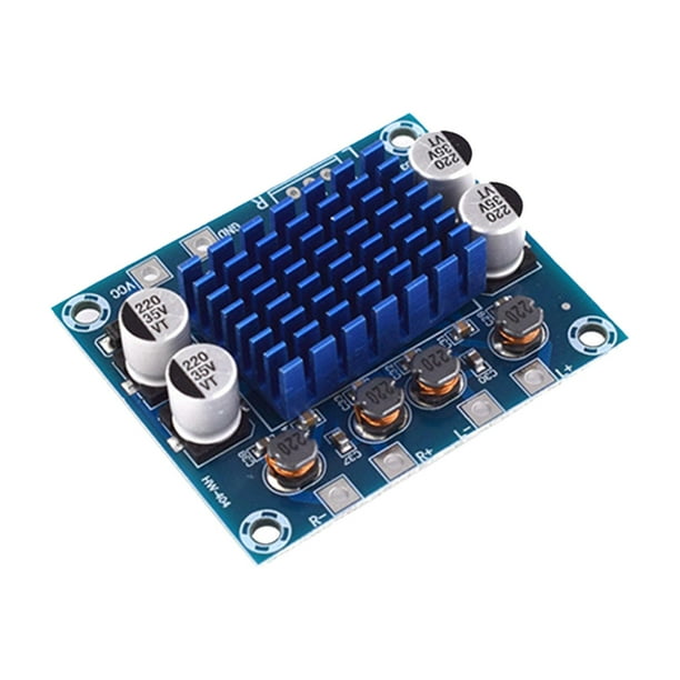 Placa amplificadora de audio, mini módulo amplificador estéreo de 30 W + 30 W para radio.