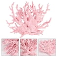 thumbnail image 7 of opvise Plastic Simulation Fish Tank Artificial Aquarium Reef Coral Decor Ornaments Large Pink Coral, 7 of 7