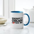 thumbnail image 6 of CafePress - Somebody In Chicago Loves Me Mug - 11 oz Ceramic Mug - Novelty Coffee Tea Cup, 6 of 6