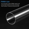 thumbnail image 4 of Uxcell 41mm ID x 45mm OD x 200mm Clear Rigid Acrylic Pipe Round Tube, 4 of 6