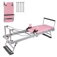 thumbnail image 1 of Machine de Réformage Pilates avec Roues, Accoudoirs et Appuie-Tête Réglables, 2 Ensembles de Bandes de Résistance, Cadre en Métal Épais Supporte 300lb, Équipement de Gym à Domicile pour Femmes, 1 of 6