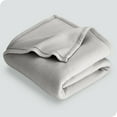 thumbnail image 1 of Bare Home Polar Fleece Bed Blanket - Lightweight - Premium Fleece - Throw, Light Gray, 1 of 6