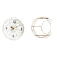 thumbnail image 1 of Reloj de pared,Reloj de pared decorativo,moderno y elegante.,Reloj de pared redondo silencioso y sin tictac,regalo,Estante de almacenamiento de pared,Estantería colgante de pared de metal de 3, 1 of 8