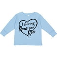 thumbnail image 3 of Inktastic I Love My Oma and Opa in Black Chalk Heart Boys or Girls Long Sleeve Toddler T-Shirt, 3 of 5