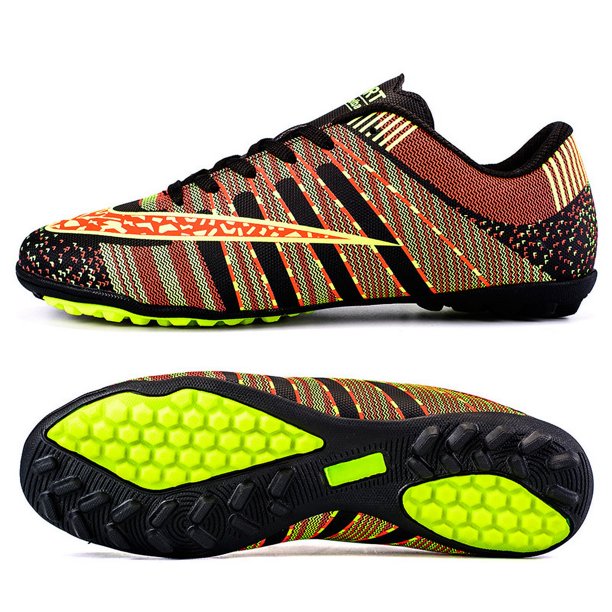 Botas de fútbol para césped artificial unisex | Botas de fútbol sala de entrenamiento profesional para exteriores e interiores, para niños y niñas, para terreno firme