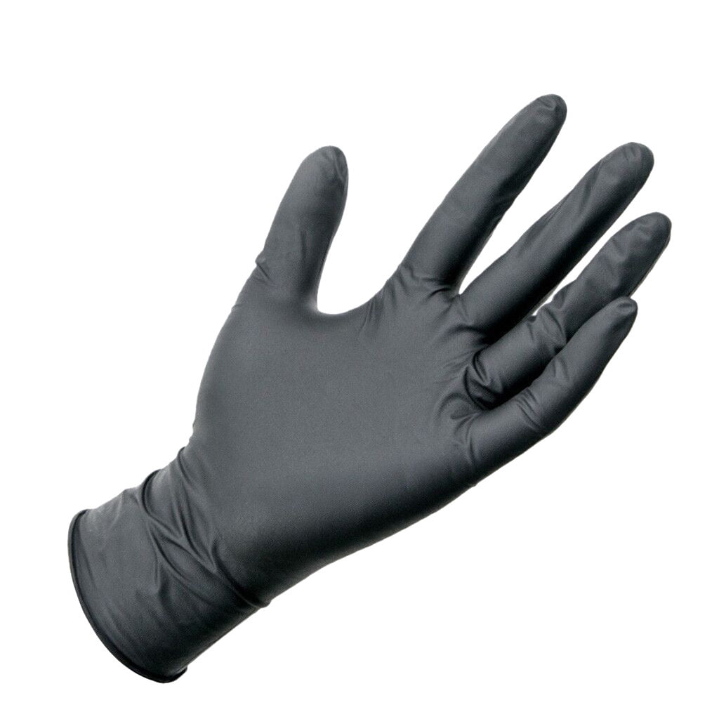 Billions Gloves  Premium Industrial Nitrile Gloves Large Black.. 2DAY SHIP