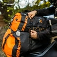 thumbnail image 2 of KRONOX Motorcycle Waterproof Duffel Bag - Touring, ATV, Enduro & Adventure. Black Travel Dry Bag 40L, 2 of 7