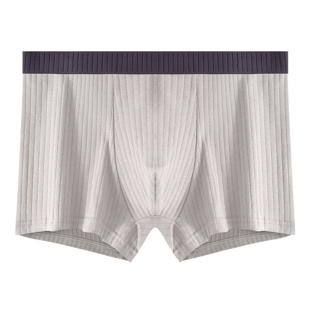 Ropa interior masculina Pantalones de cuatro esquinas de algodón puro para hombres Entrepierna antibacteriana totalmente de algodón para adolescentes y niños