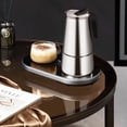thumbnail image 2 of Espresso Coffee Maker, Stovetop Coffee Maker, Espresso Pot Coffee Machine, Italian 300ml Stainless Steel, 2 of 5