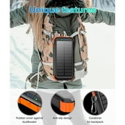 45800mAh Solar Power Bank 15W Fast Charging, Solar Charger Compatible for iPhone, Android Phone