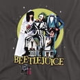 thumbnail image 2 of Beetlejuice Poster Revisited Unisex Adult T-Shirt, Charcoal, Medium, 2 of 6