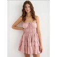 thumbnail image 2 of Tie-Up Detail Cotton Mini Dress, 2 of 5