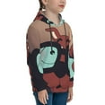 thumbnail image 3 of Lsque Scooby-Doo Patten Youth Hoodie Sweatshirt Pullover with Kangaroo Pocket Boys and Girls Hoodie Warm Hoodie for Kids, 3 of 8