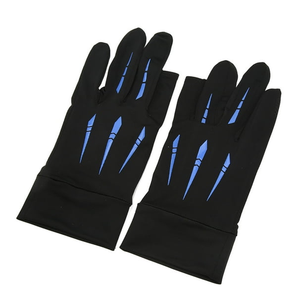 UV Protection Gloves, Summer Sunblock Gloves 2 Finger Cut Anti Slip Texture  Light Weight For Outdoor Sports For Fishing 