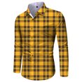 thumbnail image 2 of Camisas florales con personalidad 3D a la moda para hombres, camisas de manga larga con solapa estampadas, ropa informal Y2k vintage ajustada para mujer, 2 of 5