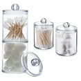 thumbnail image 1 of 2PCS Distributeur de Coton-Tige Rond Porte-Balle en Coton avec Couvercle, 1 of 10