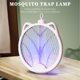 thumbnail image 4 of Matamoscas Eléctrico Matamoscas Eléctrico Plegable de mano Bug Zapper Lámpara USB Cat Ears Electric Mosquito Swatter (Rosa), 4 of 8