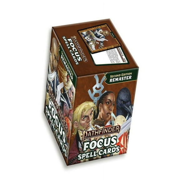 Pathfinder Focus Spell Cards (Remastered) (P2), (Hardcover)