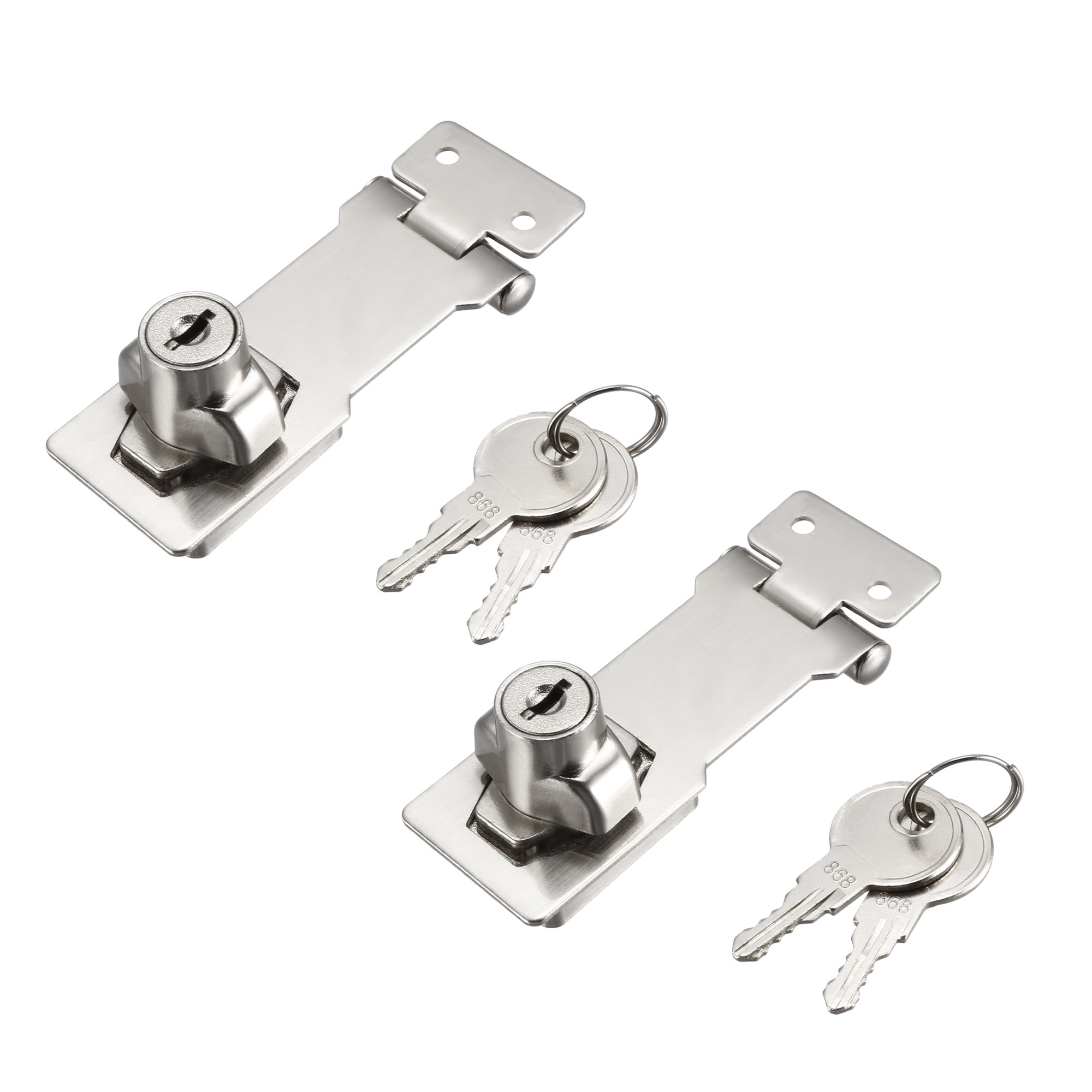 Keyed Hasp Lock 94mm Twist Knob Keyed Locking Hasp for Door