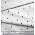 thumbnail image 2 of Soimoi Brown Poly Georgette Fabric Tumble Stone Abstract Print Sewing Fabric Yard 42 Inch Wide, 2 of 5