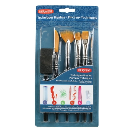Derwent Techniques Brush Set